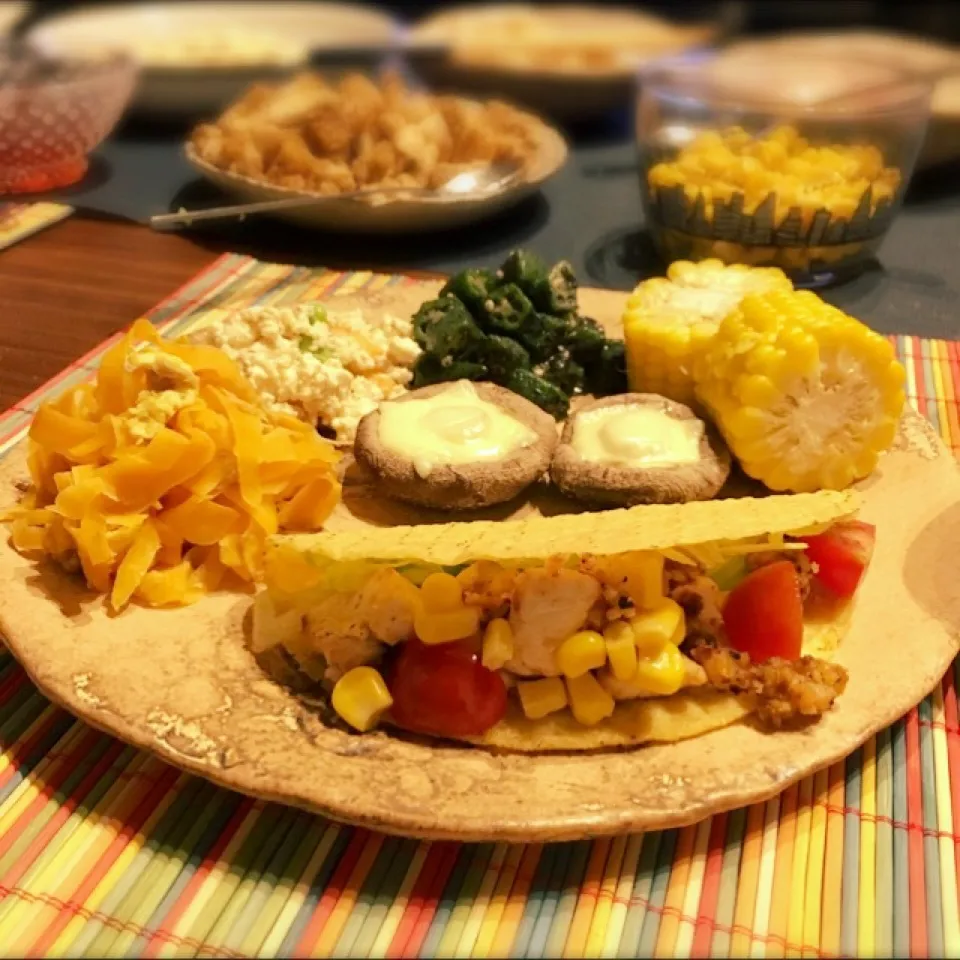 Snapdishの料理写真:タコスパーティ🌮|ponyo-kokeshiさん