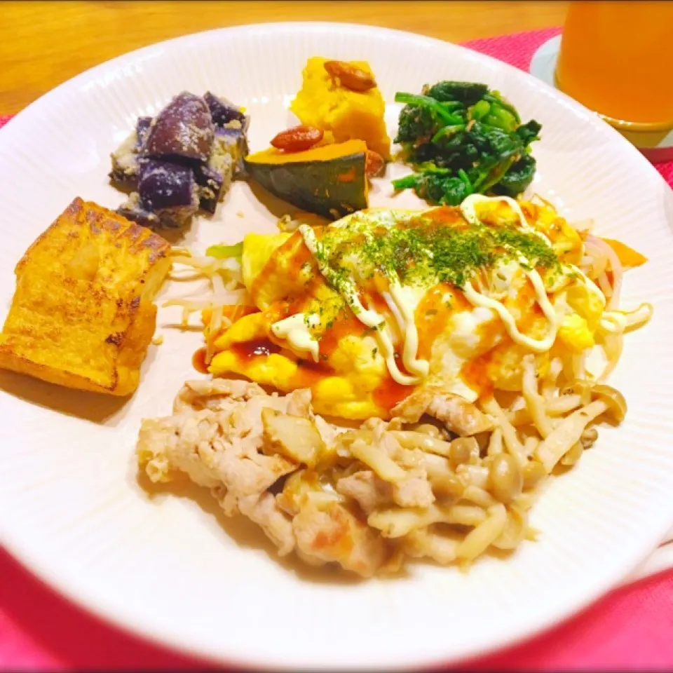 お好み焼き風 野菜炒め|ponyo-kokeshiさん