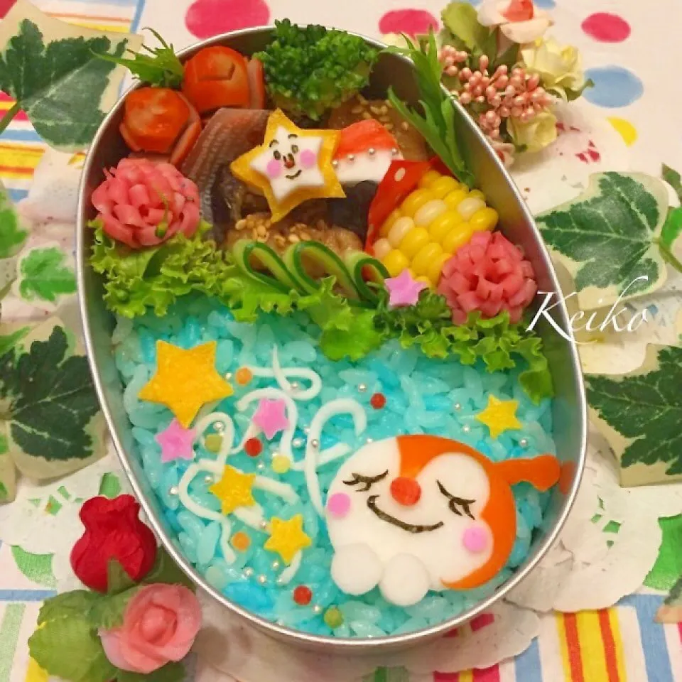 ドキンちゃんの星に願いを.｡.:*☆七夕弁当|恵子❤️さん