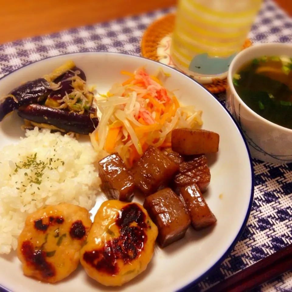 Yuu＊さんの『つくね』と『こんにゃく』|ponyo-kokeshiさん