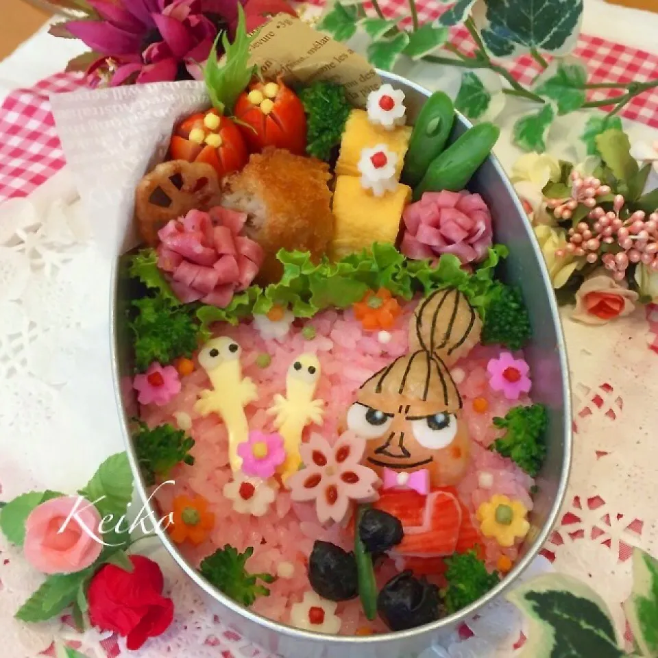 リトルミィのお花畑♡春弁当.｡.:*♡|恵子❤️さん