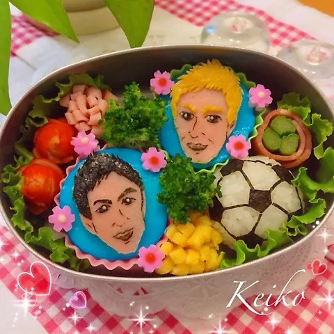 ありがとう...日本代表選手たち☆FIFA W杯弁当|恵子❤️さん