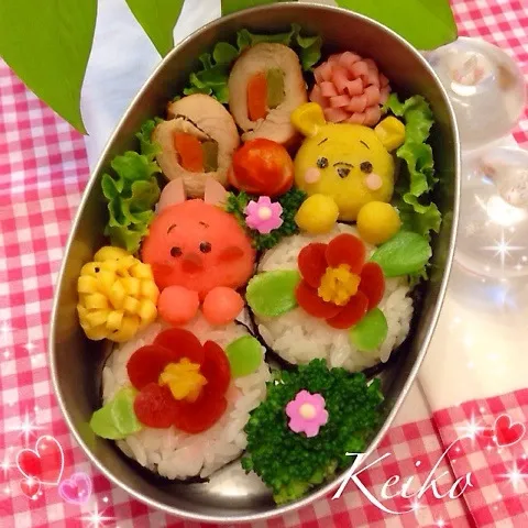 ひょっこりツムツム♡プーさん&ピグレット弁当|恵子❤️さん