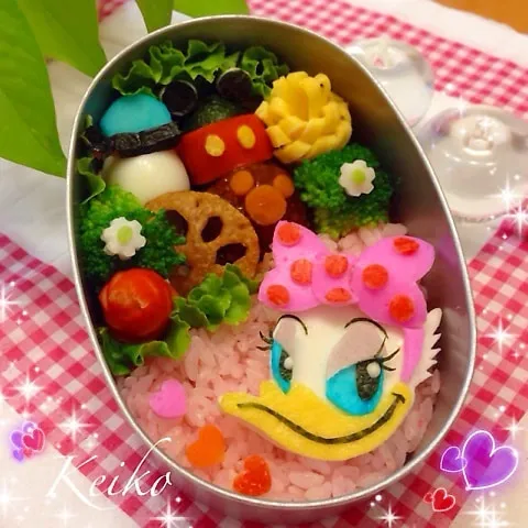 Snapdishの料理写真:ちょっと色っぽい♡デイジー弁当|恵子❤️さん