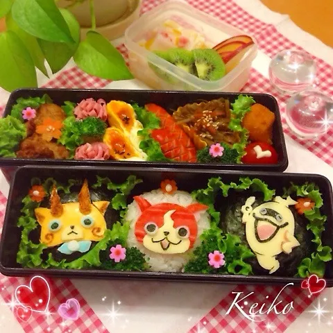 妖怪ウォッチ☆トリプル弁当|恵子❤️さん