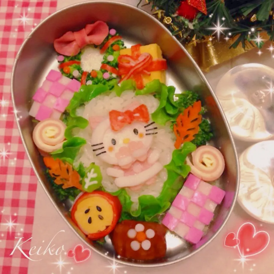 Snapdishの料理写真:ウィンターキティ弁当♡|恵子❤️さん