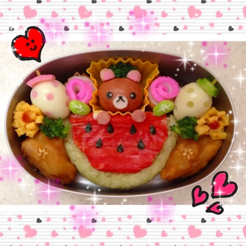 スイカ弁当♡|恵子❤️さん