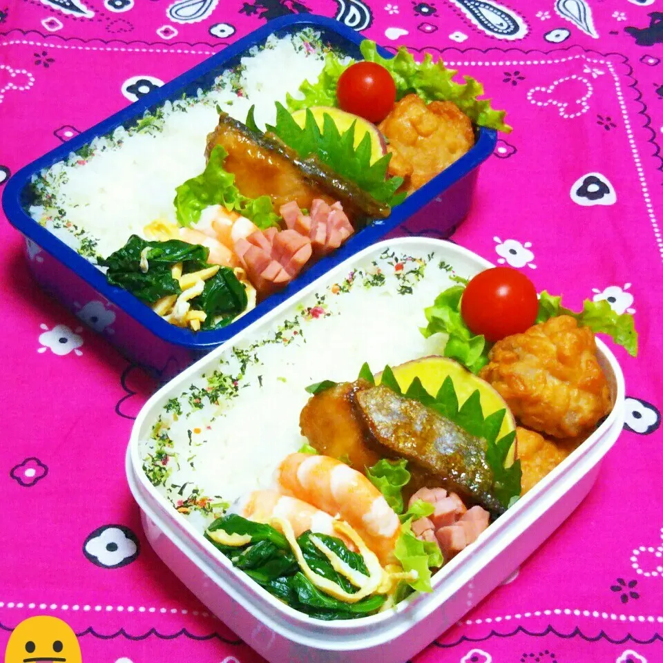 息子のお弁当(あっさり目で😙)|かあたん(元ポップン)さん