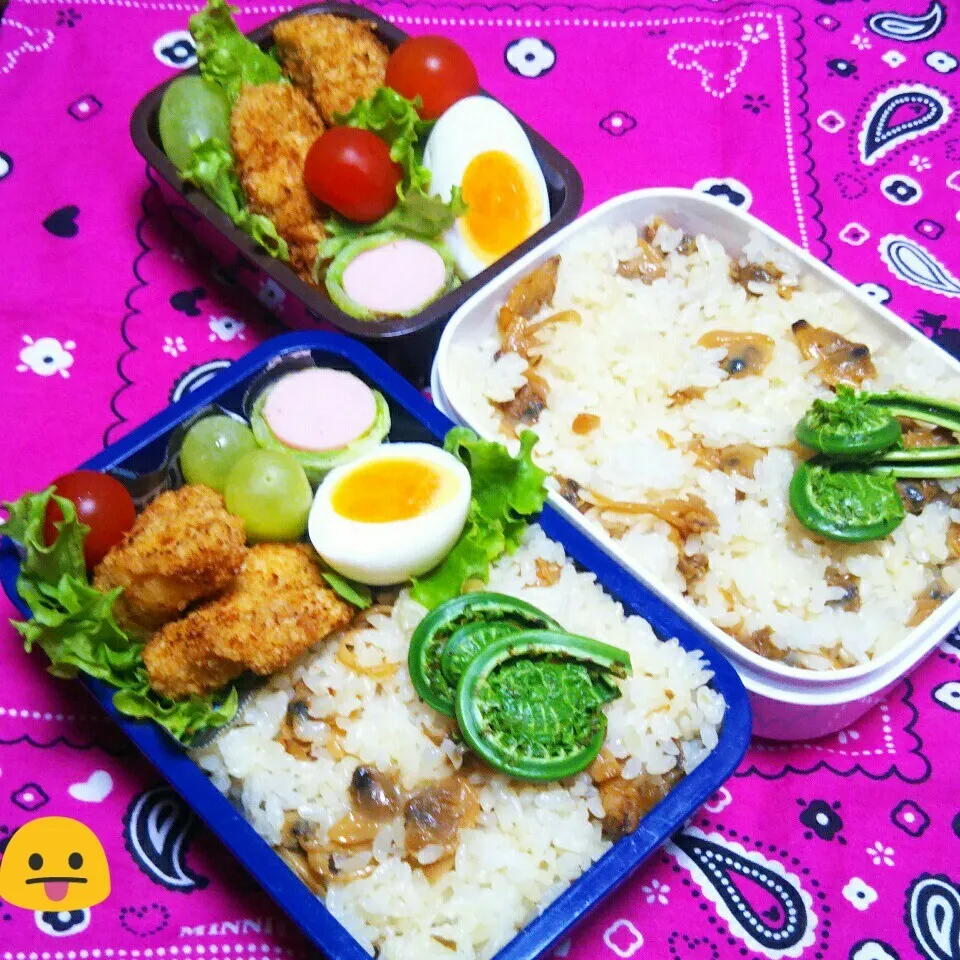 息子のお弁当(リク無し、浅利ご飯☺)|かあたん(元ポップン)さん