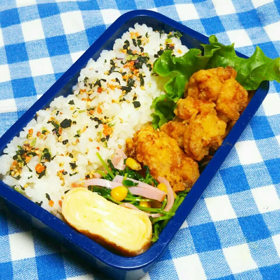 息子のお弁当(のっけ弁じゃないよ！)|かあたん(元ポップン)さん