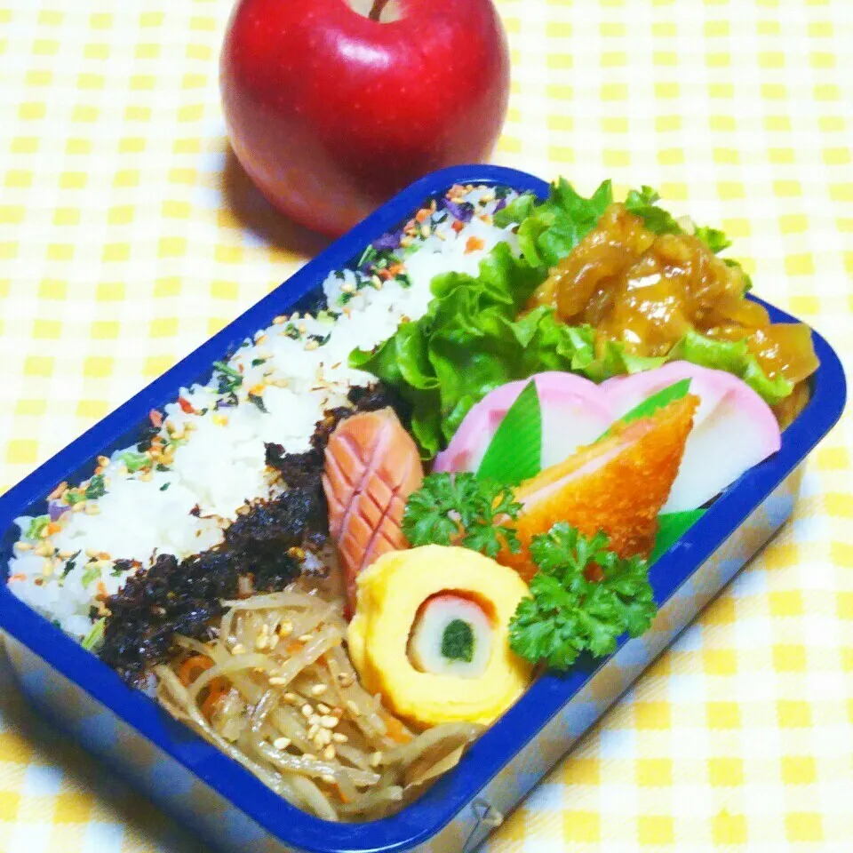 息子のお弁当～のっけ弁じゃないよ！|かあたん(元ポップン)さん