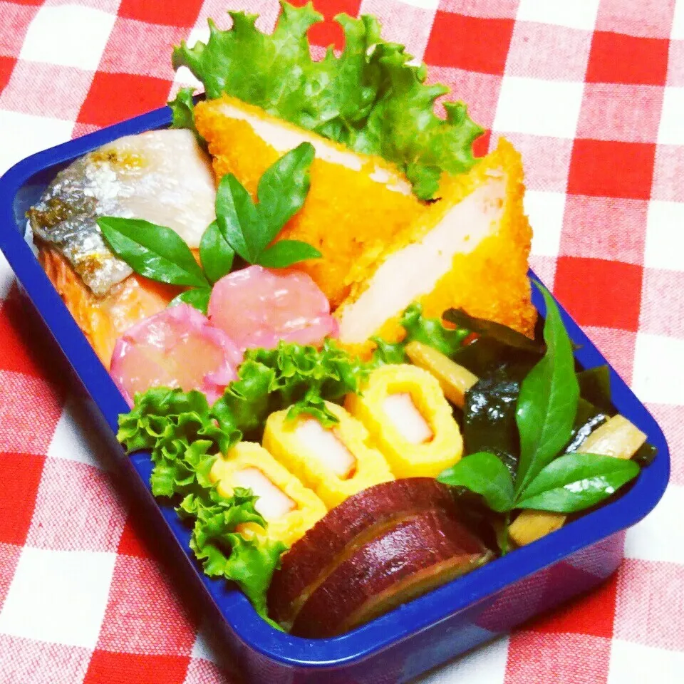 Snapdishの料理写真:息子のお弁当(のっけ弁)|かあたん(元ポップン)さん