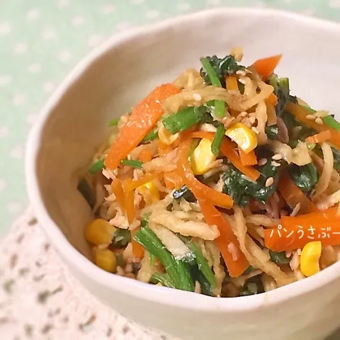 たかさんの⁉︎切り干し大根と野菜の中華サラダ♪|panusabooさん