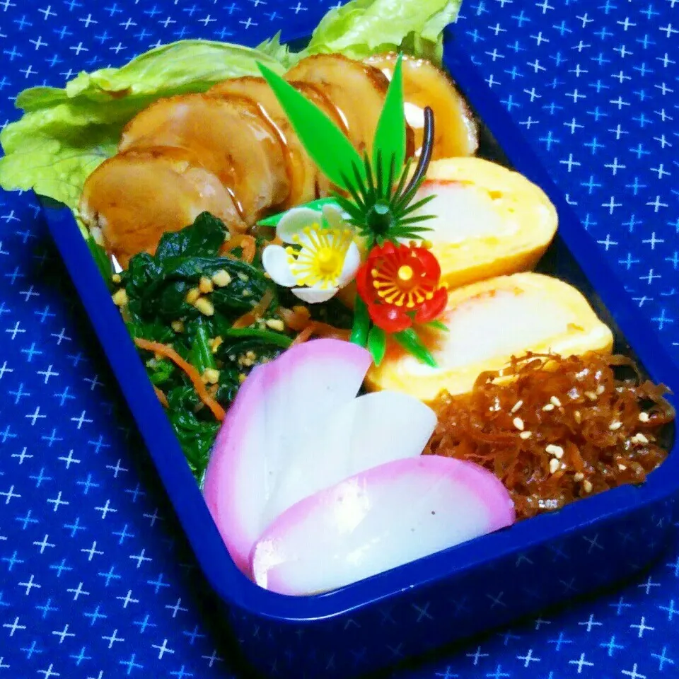 Snapdishの料理写真:息子のお弁当(のっけ弁)|かあたん(元ポップン)さん