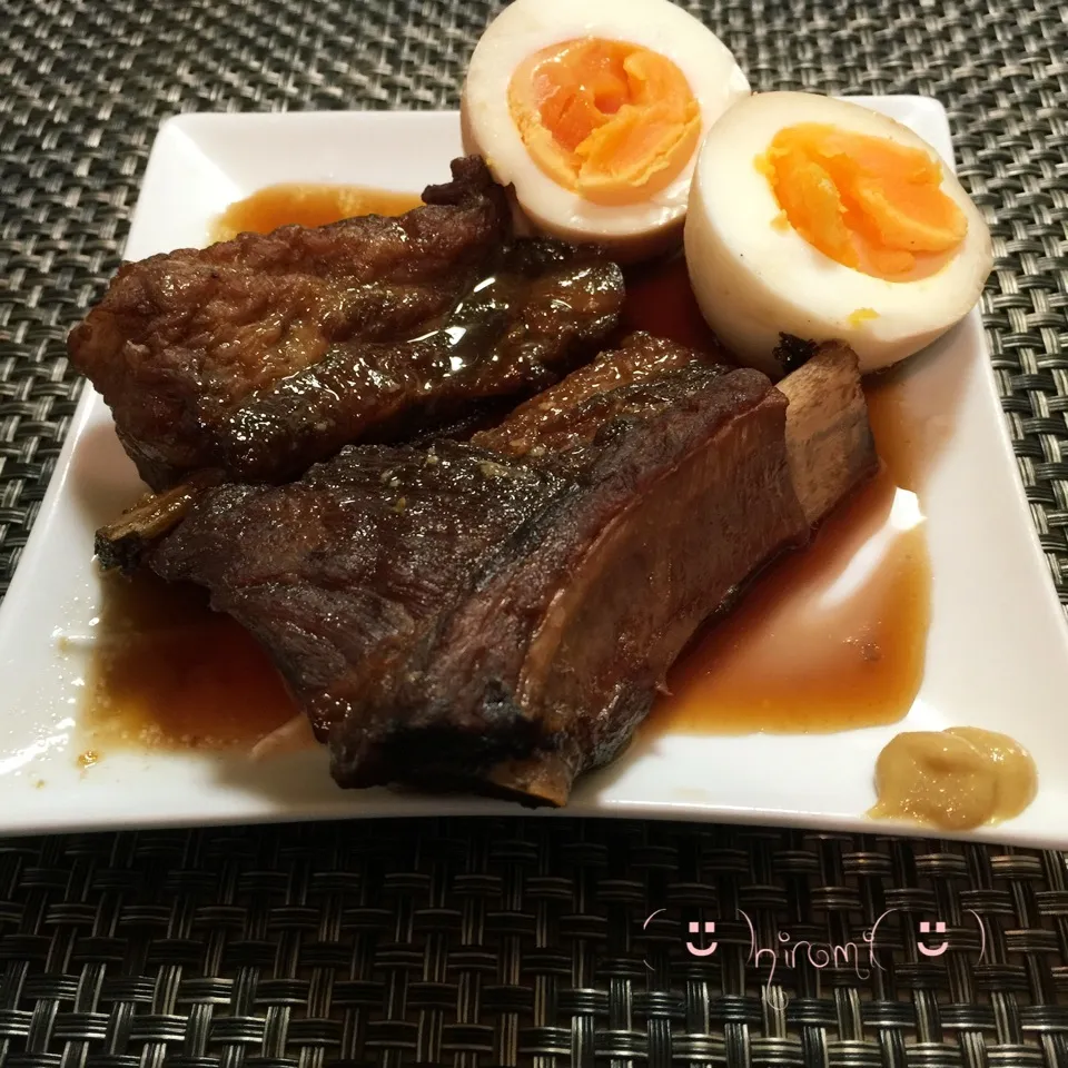 Snapdishの料理写真:スペアリブ🐷のマーマレード煮|♡Hiromi Shimatani♡さん