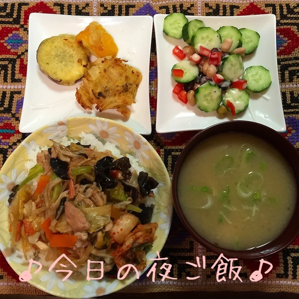 Snapdishの料理写真:10/21(水) 夕食 中華丼|♡Hiromi Shimatani♡さん