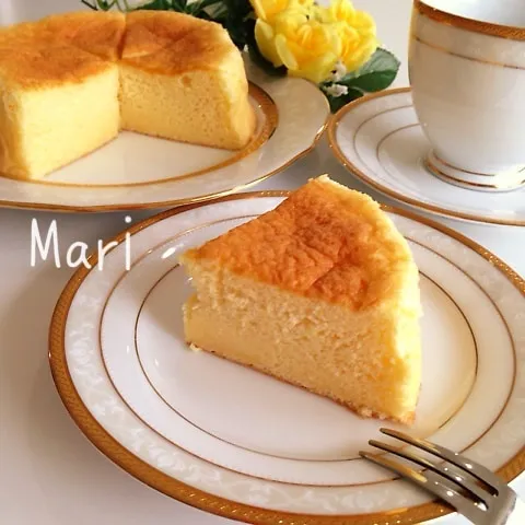 しっとりヘルシー✨お豆腐スフレケーキ|Mariさん