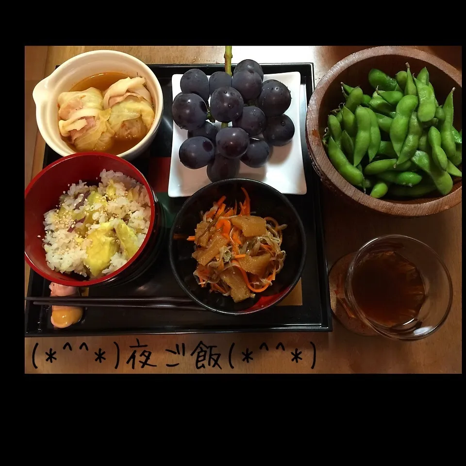 9/11(金) 夜ご飯 さつまいもご飯|♡Hiromi Shimatani♡さん