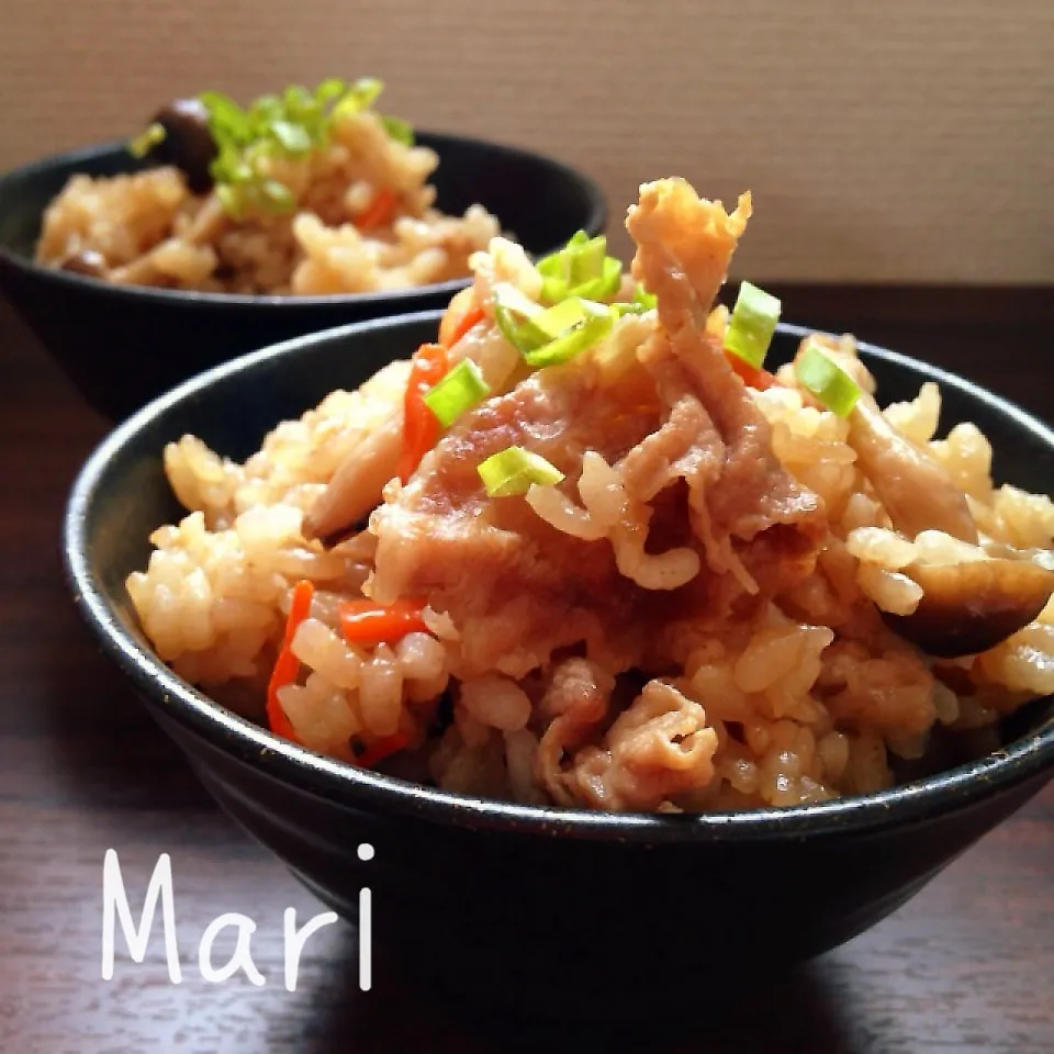 うまうま〜♡焼肉のタレで♡炊き込みご飯|Mariさん