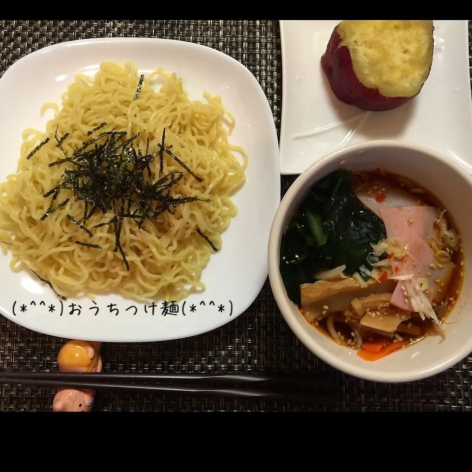 9/2(水) 夕食 野菜つけ麺とふかし芋|♡Hiromi Shimatani♡さん