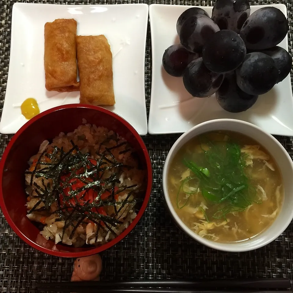 Snapdishの料理写真:今日の夜ご飯 中華おこわ|♡Hiromi Shimatani♡さん