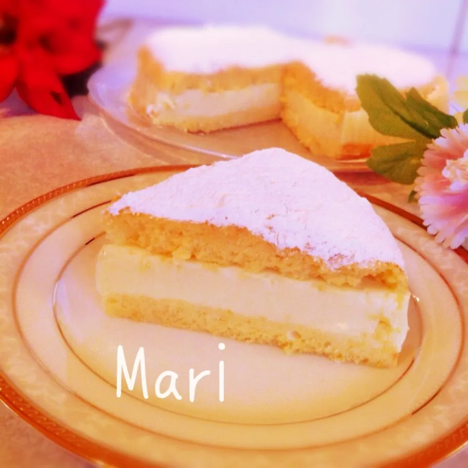 なめらかな口どけ♡ホワイトショコラ♡チーズムースケーキ|Mariさん