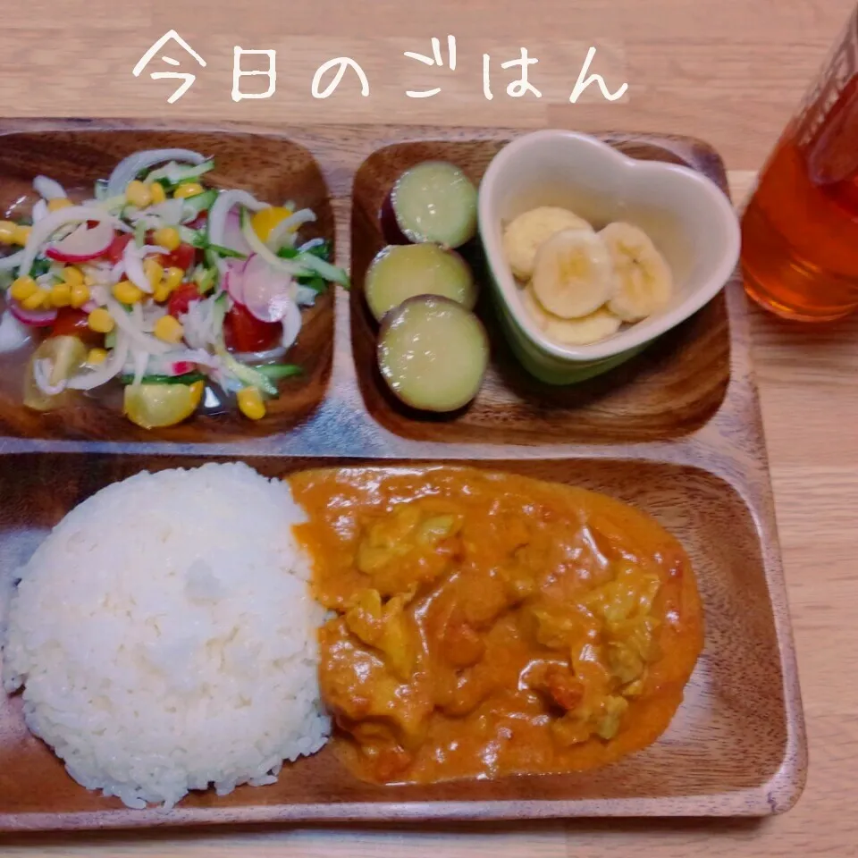 Snapdishの料理写真:バターチキンカレー|かおりんさん