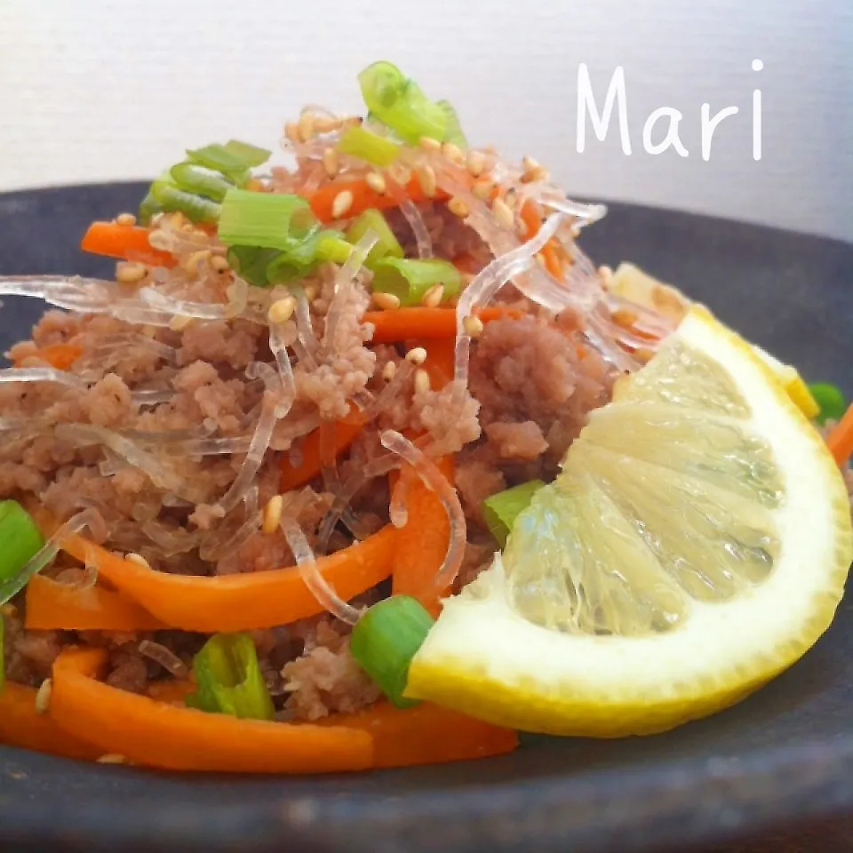 ご飯が進むよ♪タイ風☆春雨と挽肉の炒めもの|Mariさん