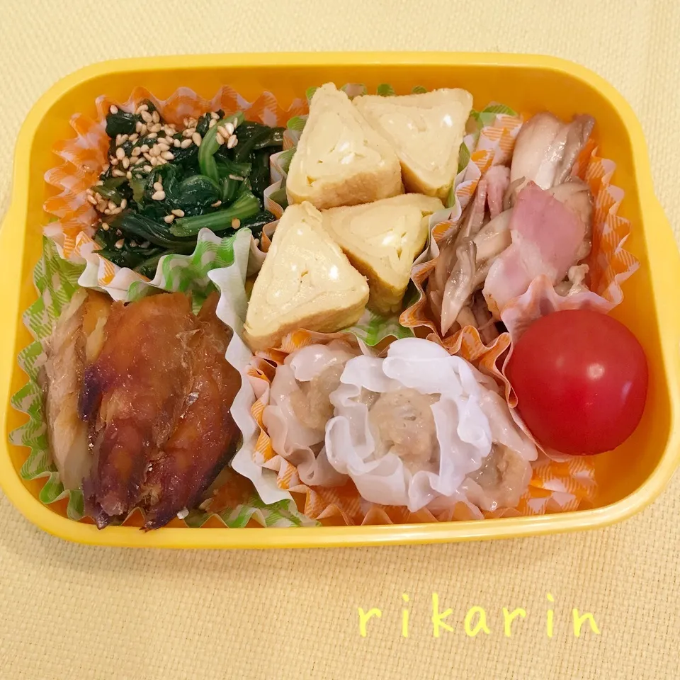 Snapdishの料理写真:🌟鯖みりん干しのお弁当|リカさん