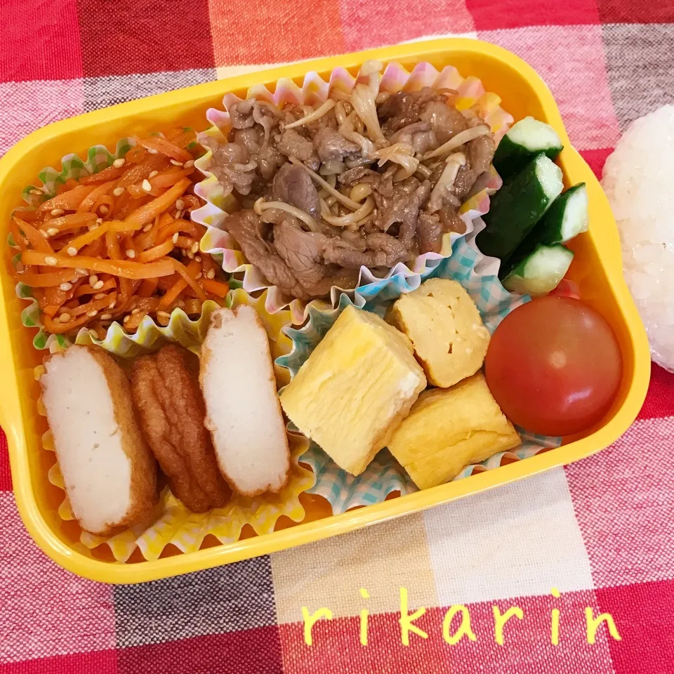 ⭐️焼肉のお弁当|リカさん