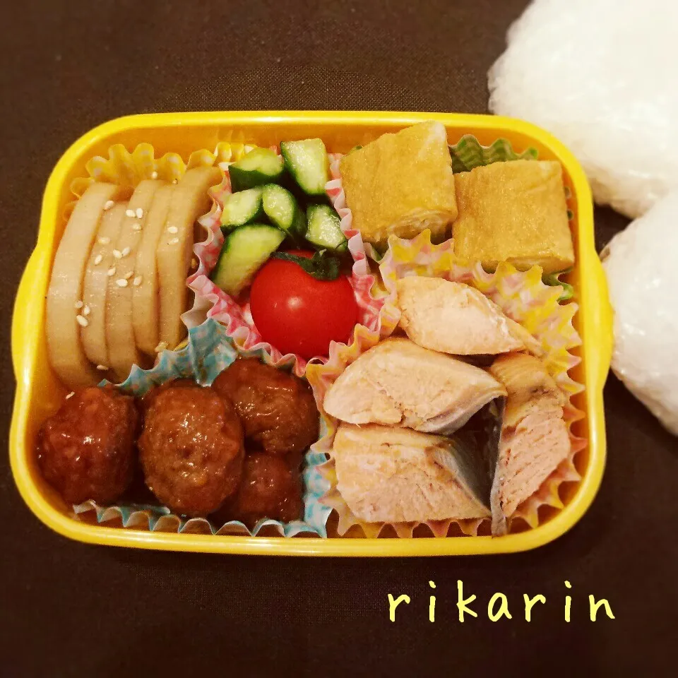 ⭐焼き鮭のお弁当|リカさん