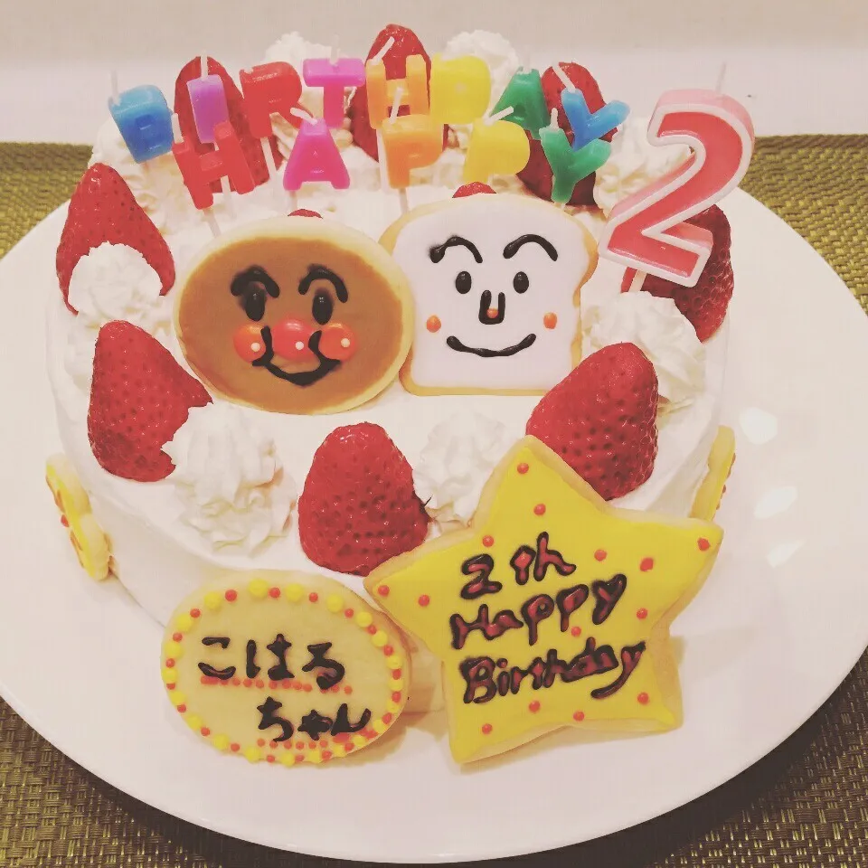 娘2歳のbirthdayケーキ🎂|kayononさん