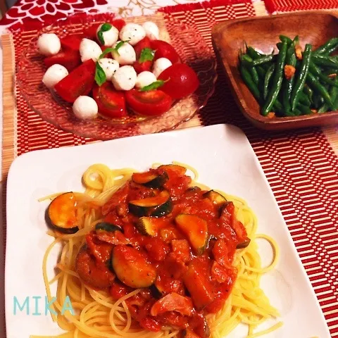 今日の夕飯”イタリア〜ン”|みかりんさん