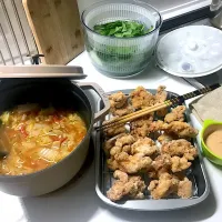 からあげ 白菜とトマトのスープ|ようさんさん