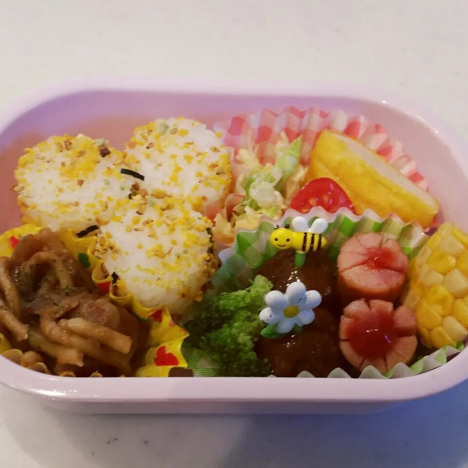 今日の娘の幼稚園弁当～🎵|kayononさん