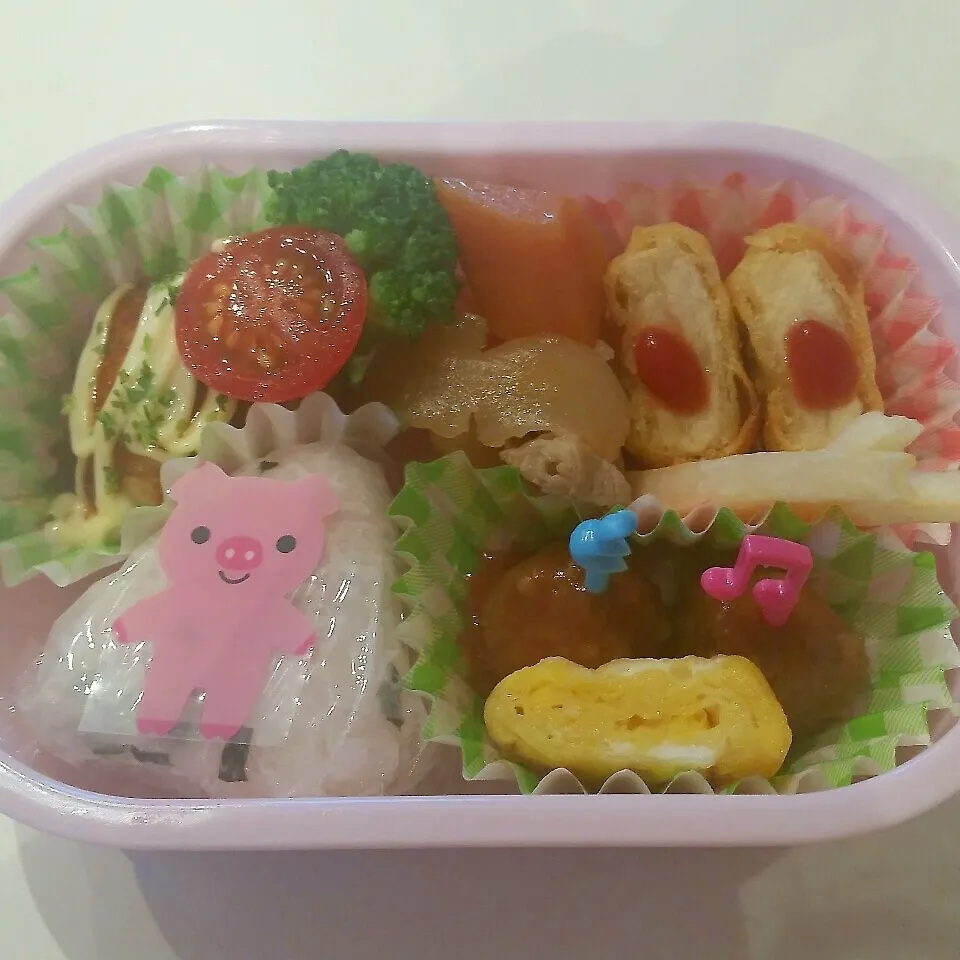 娘の幼稚園弁当～✨✨|kayononさん