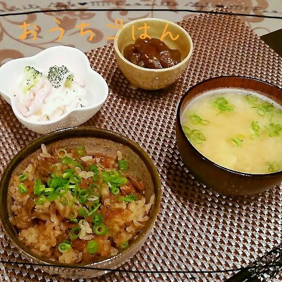 牛肉とごぼうの炊き込みご飯|kayononさん