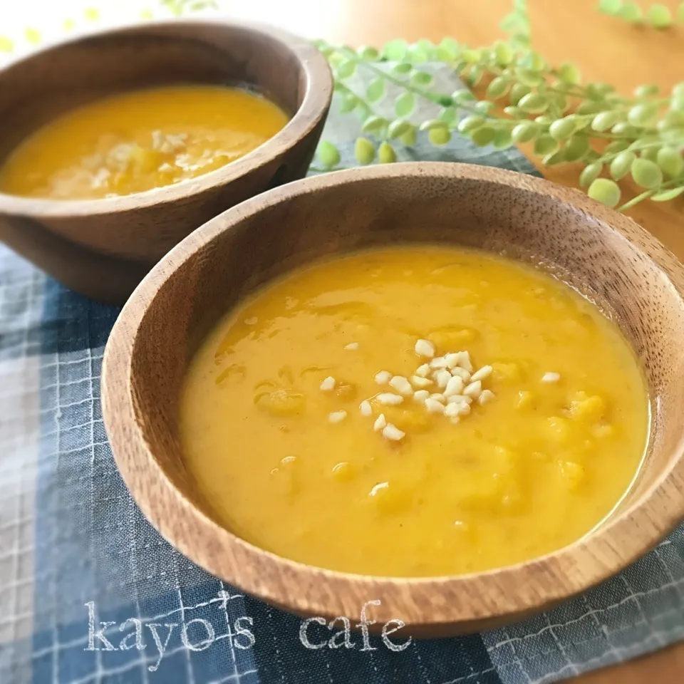 食べるポタージュスープ♪トロトロかぼちゃスープ|kayopyさん