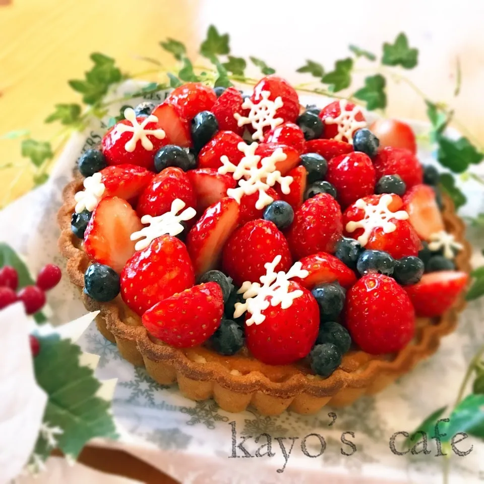 ベイクドチーズのダブルベリータルト🎄追記有り|kayopyさん