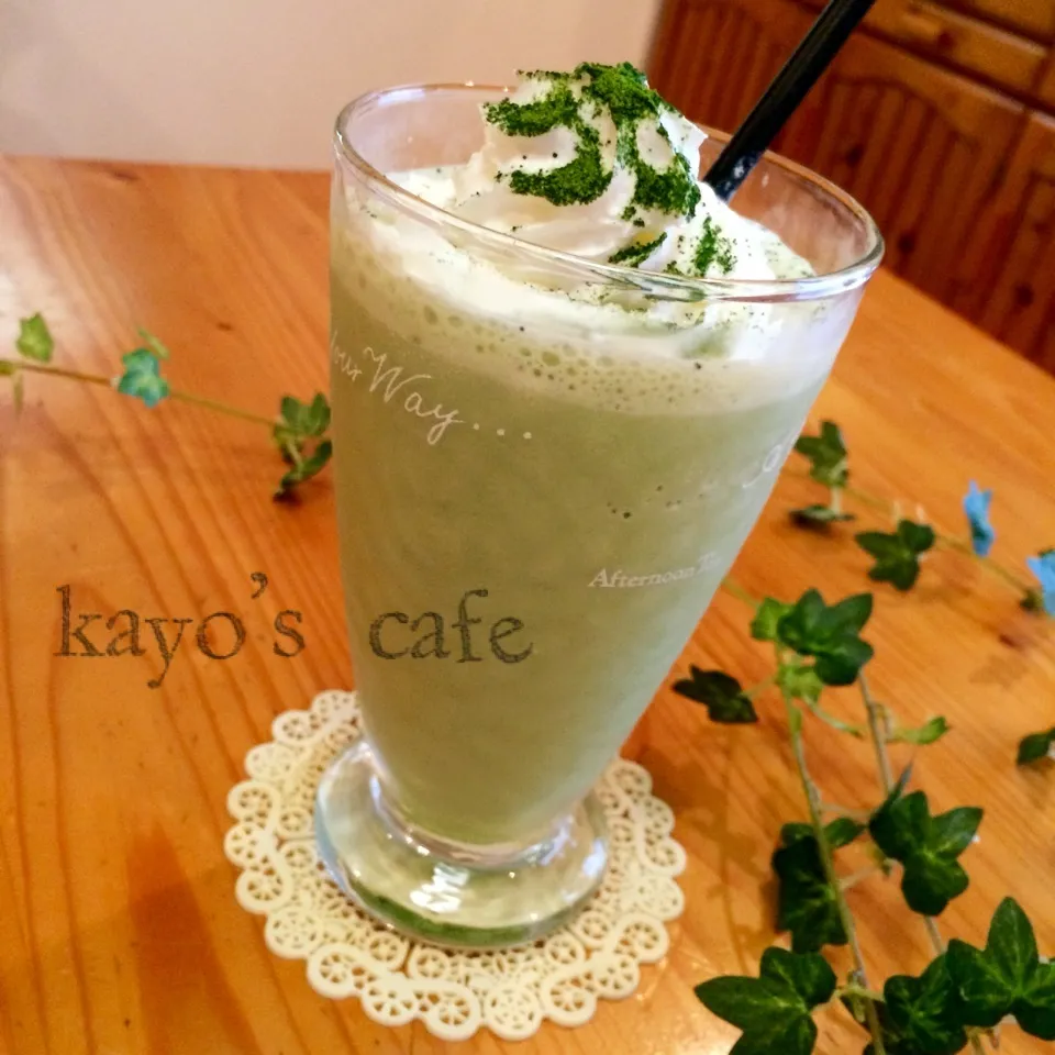 抹茶フラペチーノ風♪|kayopyさん