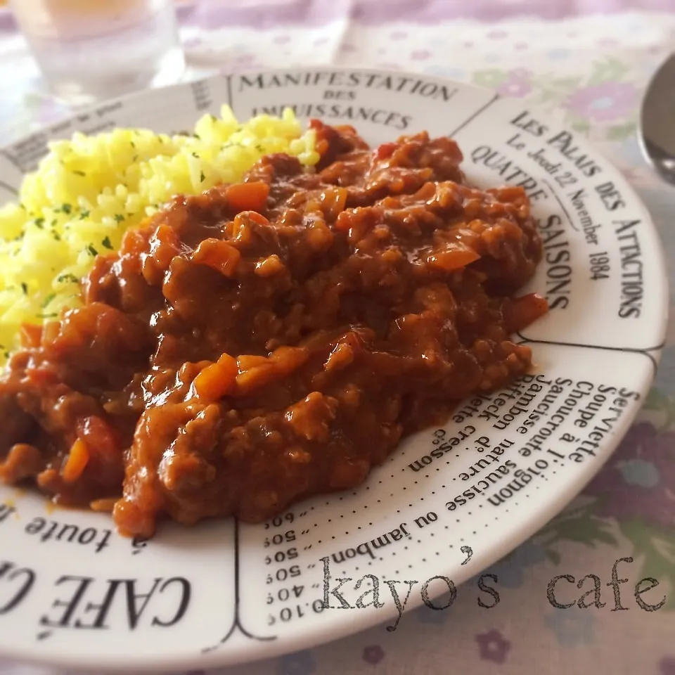 トマト缶でキーマカレー♪|kayopyさん