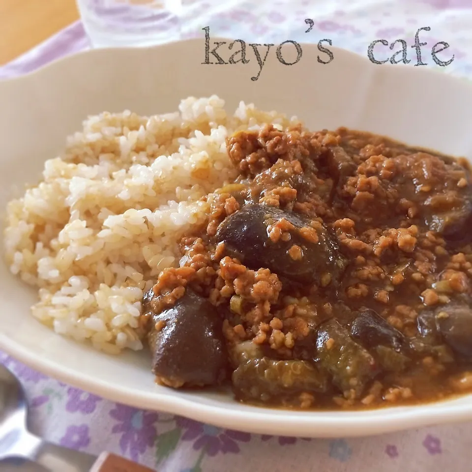 Snapdishの料理写真:麻婆なすカレー♪|kayopyさん