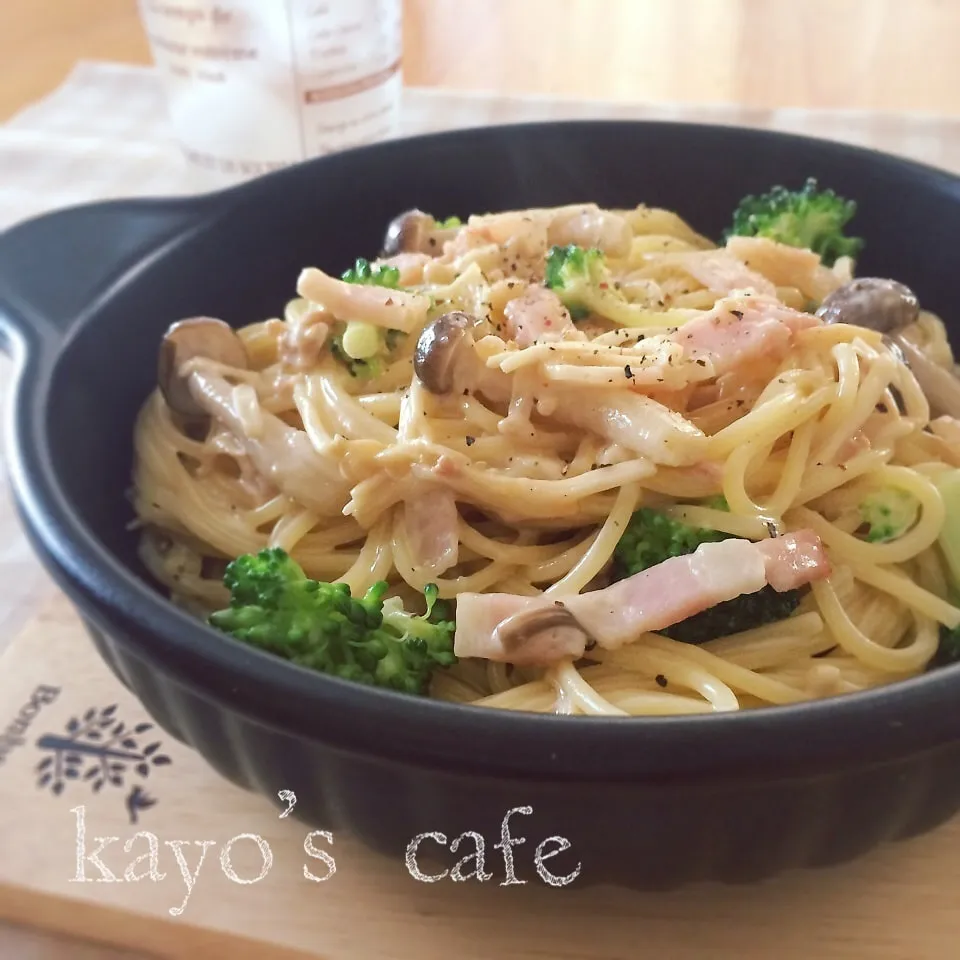 味噌クリームパスタ♪|kayopyさん