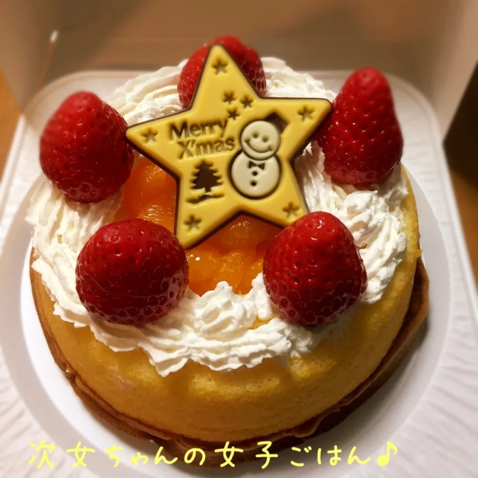 Snapdishの料理写真:2016Xmasケーキ1|とみとみたろうの男子ごはん♪さん