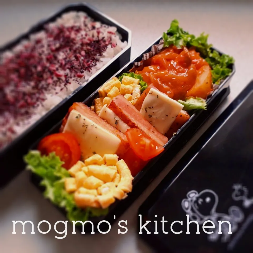 6/12お弁当♪ポテトのトマトソース和え&ベーコンのスパイシ|mogmoさん