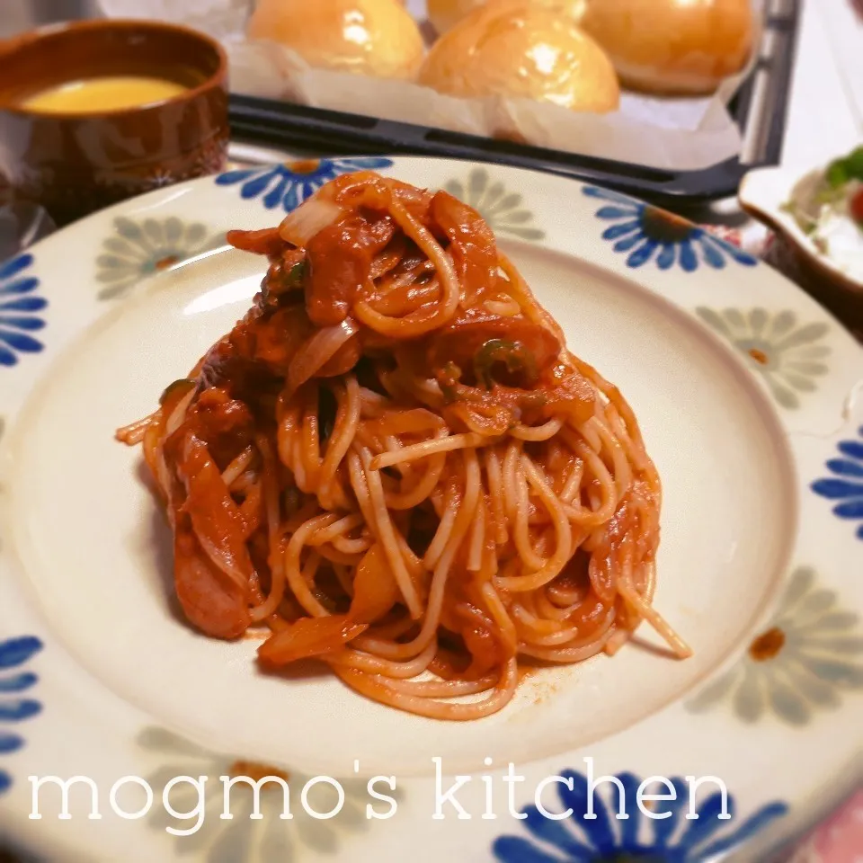 やさしい味の懐かしナポリタン♪ケチャップ+牛乳で♪|mogmoさん