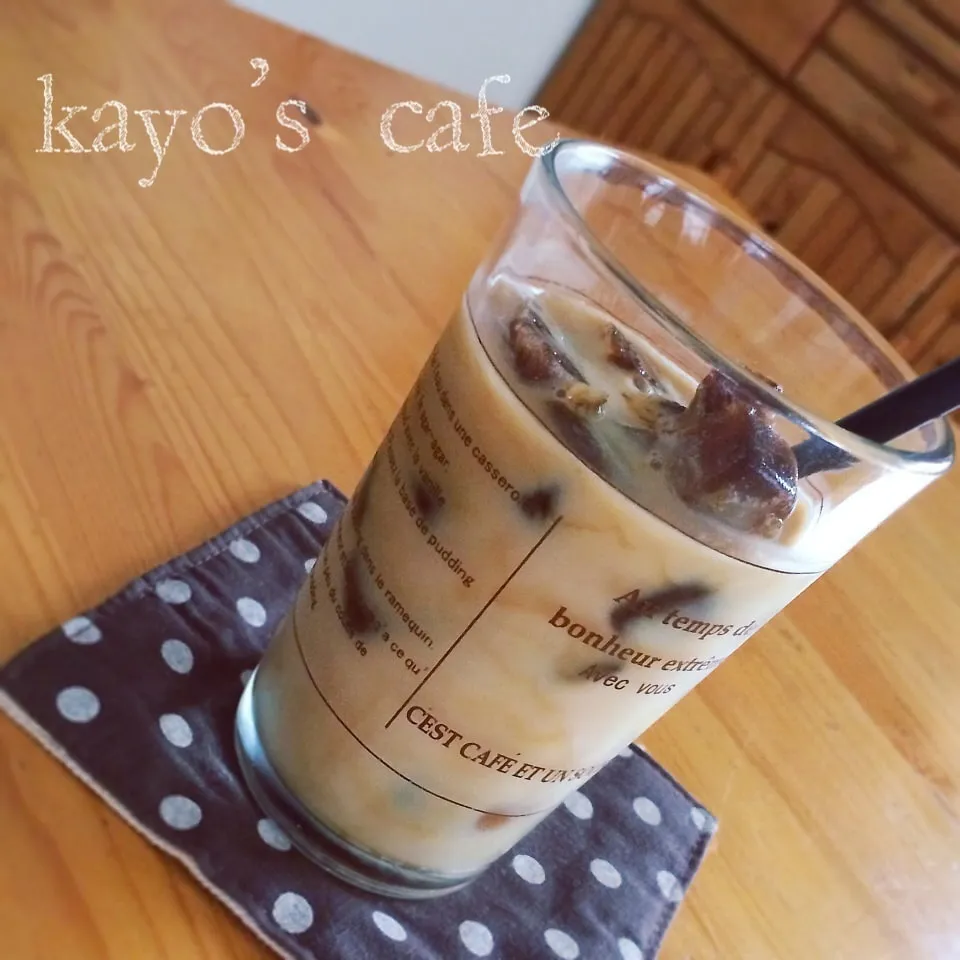 ドーナツ屋の♡氷コーヒー風♪♪|kayopyさん