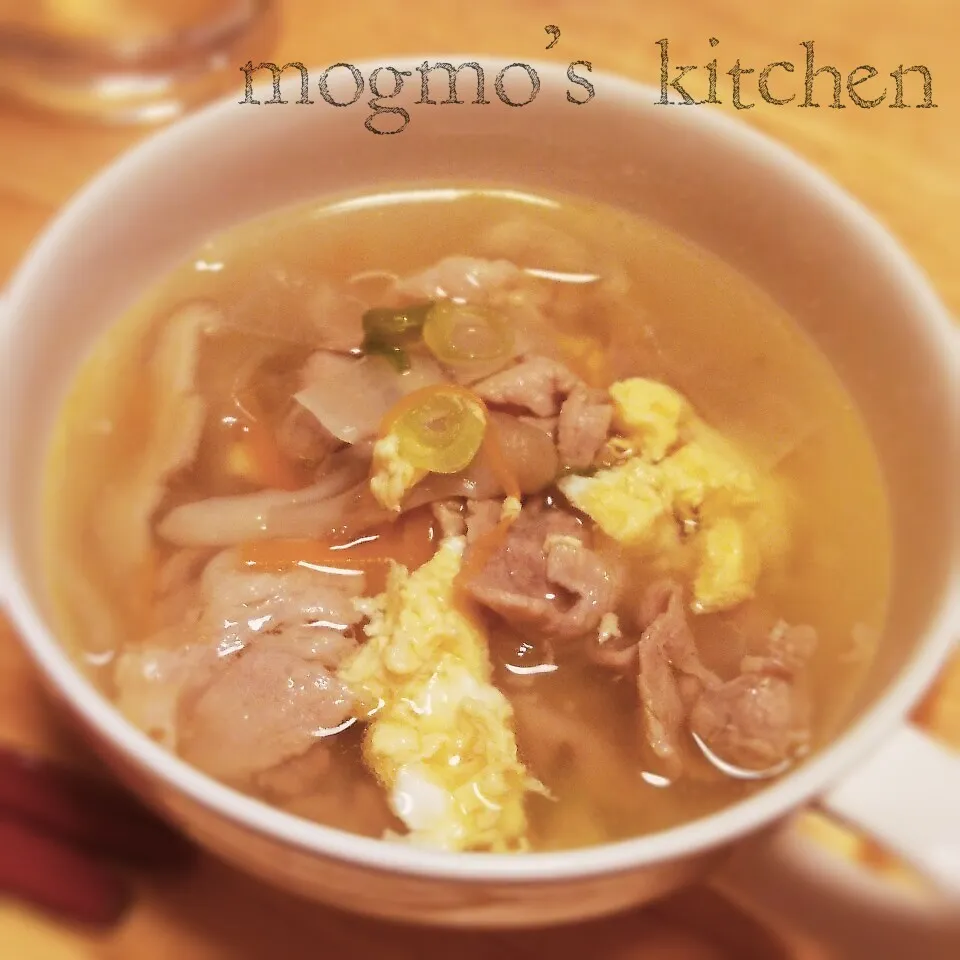 ポカポカ温まる～♪残り野菜で簡単♪中華スープ|mogmoさん