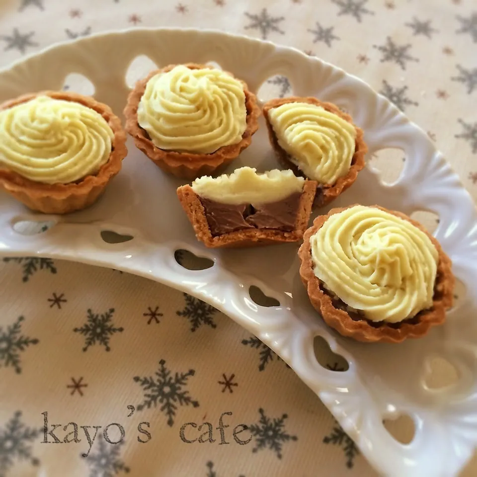 さつまいもとチョコのタルト♡|kayopyさん