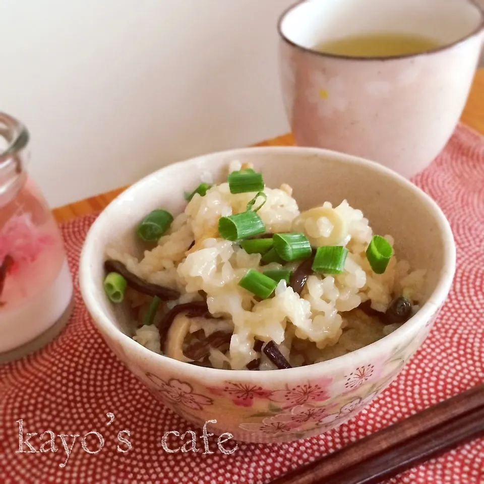 もち米なしでもモッチモチ♪山菜おこわ|kayopyさん